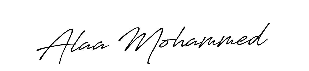 Similarly Antro_Vectra_Bolder is the best handwritten signature design. Signature creator online .You can use it as an online autograph creator for name Alaa Mohammed. Alaa Mohammed signature style 7 images and pictures png