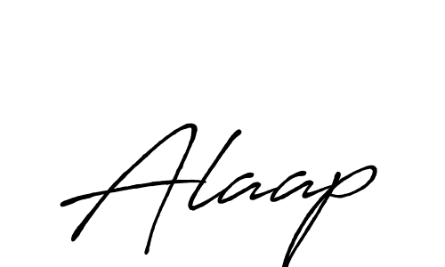 How to make Alaap signature? Antro_Vectra_Bolder is a professional autograph style. Create handwritten signature for Alaap name. Alaap signature style 7 images and pictures png