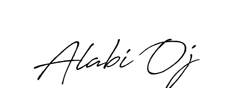 if you are searching for the best signature style for your name Alabi Oj. so please give up your signature search. here we have designed multiple signature styles  using Antro_Vectra_Bolder. Alabi Oj signature style 7 images and pictures png