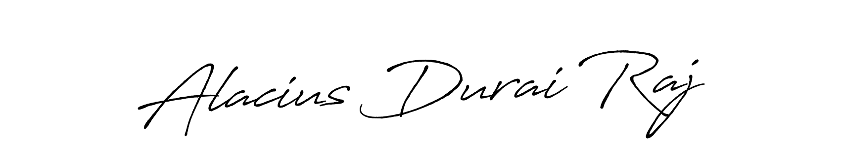 Also You can easily find your signature by using the search form. We will create Alacius Durai Raj name handwritten signature images for you free of cost using Antro_Vectra_Bolder sign style. Alacius Durai Raj signature style 7 images and pictures png