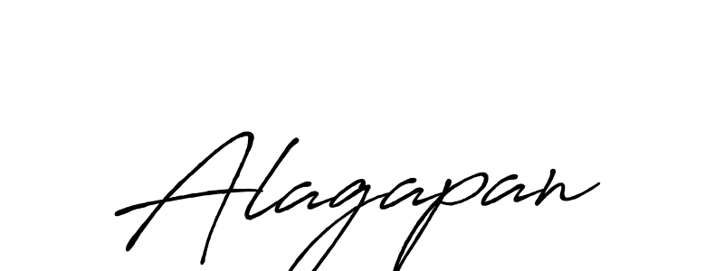 Design your own signature with our free online signature maker. With this signature software, you can create a handwritten (Antro_Vectra_Bolder) signature for name Alagapan. Alagapan signature style 7 images and pictures png