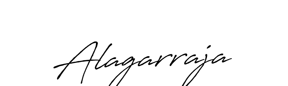 Make a beautiful signature design for name Alagarraja. With this signature (Antro_Vectra_Bolder) style, you can create a handwritten signature for free. Alagarraja signature style 7 images and pictures png