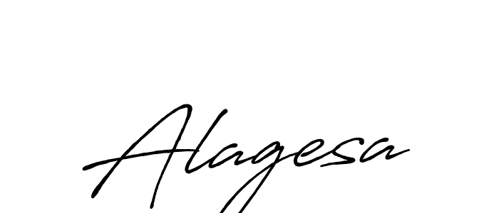 Create a beautiful signature design for name Alagesa. With this signature (Antro_Vectra_Bolder) fonts, you can make a handwritten signature for free. Alagesa signature style 7 images and pictures png