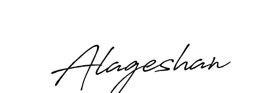 The best way (Antro_Vectra_Bolder) to make a short signature is to pick only two or three words in your name. The name Alageshan include a total of six letters. For converting this name. Alageshan signature style 7 images and pictures png