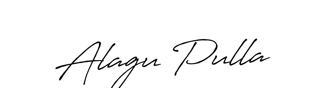 Similarly Antro_Vectra_Bolder is the best handwritten signature design. Signature creator online .You can use it as an online autograph creator for name Alagu Pulla. Alagu Pulla signature style 7 images and pictures png