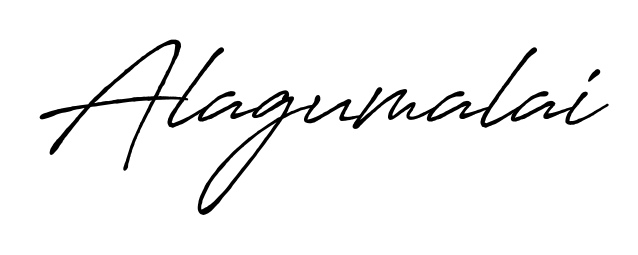 An effortless, minimalist signature concept for Alagumalai using Antro_Vectra_Bolder design. Clean lines that look great on any document. Alagumalai signature style 7 images and pictures png