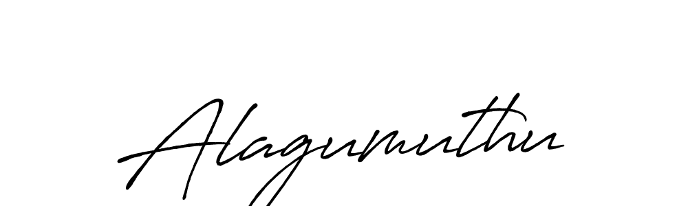 Create a beautiful signature design for name Alagumuthu. With this signature (Antro_Vectra_Bolder) fonts, you can make a handwritten signature for free. Alagumuthu signature style 7 images and pictures png