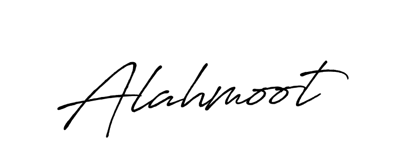 How to make Alahmoot signature? Antro_Vectra_Bolder is a professional autograph style. Create handwritten signature for Alahmoot name. Alahmoot signature style 7 images and pictures png