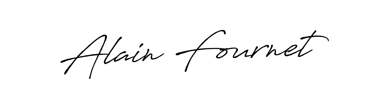 Create a beautiful signature design for name Alain Fournet. With this signature (Antro_Vectra_Bolder) fonts, you can make a handwritten signature for free. Alain Fournet signature style 7 images and pictures png