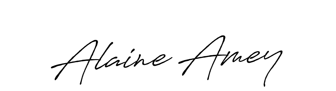 You can use this online signature creator to create a handwritten signature for the name Alaine Amey. This is the best online autograph maker. Alaine Amey signature style 7 images and pictures png