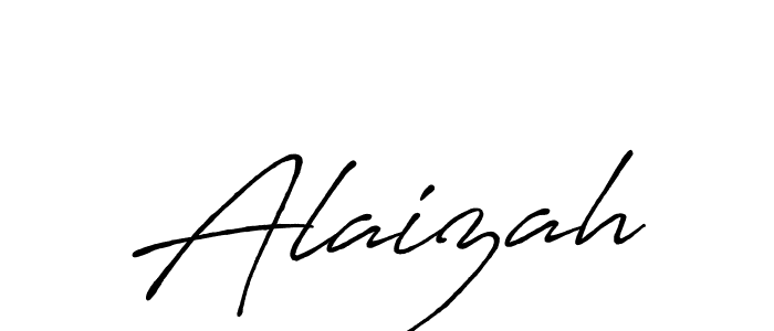 How to make Alaizah signature? Antro_Vectra_Bolder is a professional autograph style. Create handwritten signature for Alaizah name. Alaizah signature style 7 images and pictures png