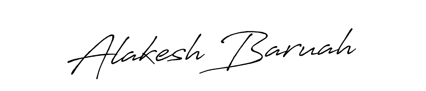 Make a beautiful signature design for name Alakesh Baruah. With this signature (Antro_Vectra_Bolder) style, you can create a handwritten signature for free. Alakesh Baruah signature style 7 images and pictures png