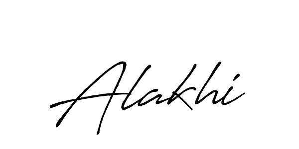 Design your own signature with our free online signature maker. With this signature software, you can create a handwritten (Antro_Vectra_Bolder) signature for name Alakhi. Alakhi signature style 7 images and pictures png