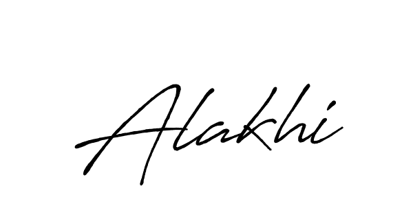 Create a beautiful signature design for name Alakhi. With this signature (Antro_Vectra_Bolder) fonts, you can make a handwritten signature for free. Alakhi signature style 7 images and pictures png