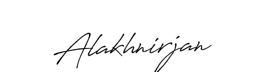 Alakhnirjan stylish signature style. Best Handwritten Sign (Antro_Vectra_Bolder) for my name. Handwritten Signature Collection Ideas for my name Alakhnirjan. Alakhnirjan signature style 7 images and pictures png