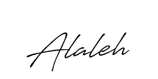 Create a beautiful signature design for name Alaleh. With this signature (Antro_Vectra_Bolder) fonts, you can make a handwritten signature for free. Alaleh signature style 7 images and pictures png