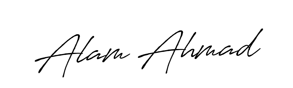 How to make Alam Ahmad signature? Antro_Vectra_Bolder is a professional autograph style. Create handwritten signature for Alam Ahmad name. Alam Ahmad signature style 7 images and pictures png