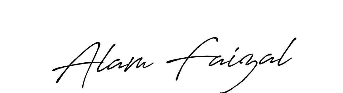 Make a beautiful signature design for name Alam Faizal. Use this online signature maker to create a handwritten signature for free. Alam Faizal signature style 7 images and pictures png