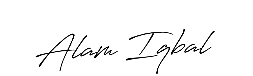 It looks lik you need a new signature style for name Alam Iqbal. Design unique handwritten (Antro_Vectra_Bolder) signature with our free signature maker in just a few clicks. Alam Iqbal signature style 7 images and pictures png