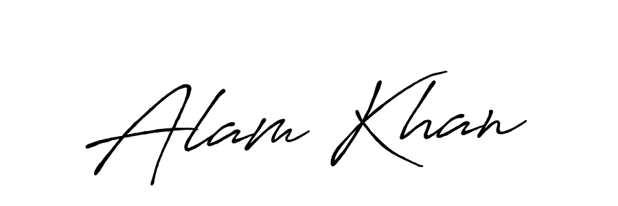 You can use this online signature creator to create a handwritten signature for the name Alam Khan. This is the best online autograph maker. Alam Khan signature style 7 images and pictures png