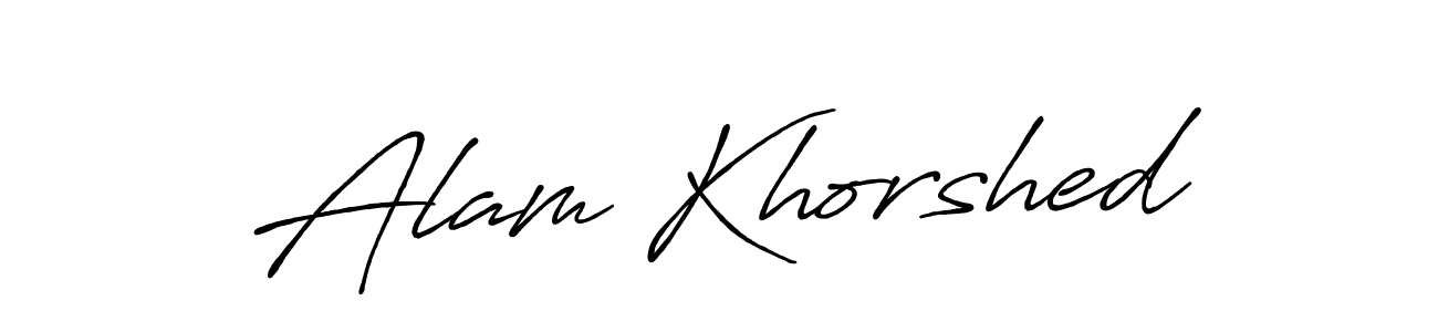 Here are the top 10 professional signature styles for the name Alam Khorshed. These are the best autograph styles you can use for your name. Alam Khorshed signature style 7 images and pictures png