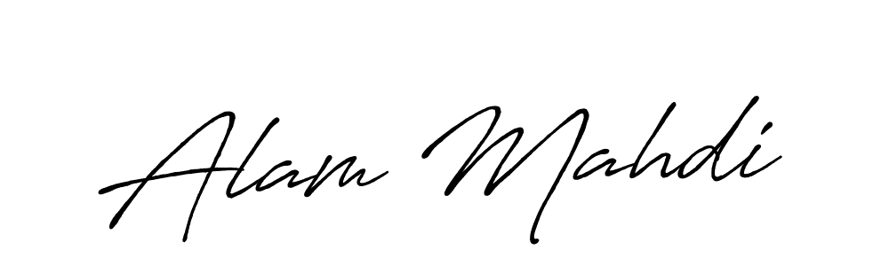 Similarly Antro_Vectra_Bolder is the best handwritten signature design. Signature creator online .You can use it as an online autograph creator for name Alam Mahdi. Alam Mahdi signature style 7 images and pictures png