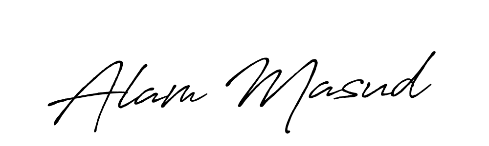The best way (Antro_Vectra_Bolder) to make a short signature is to pick only two or three words in your name. The name Alam Masud include a total of six letters. For converting this name. Alam Masud signature style 7 images and pictures png