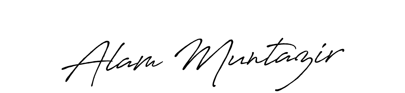 The best way (Antro_Vectra_Bolder) to make a short signature is to pick only two or three words in your name. The name Alam Muntazir include a total of six letters. For converting this name. Alam Muntazir signature style 7 images and pictures png