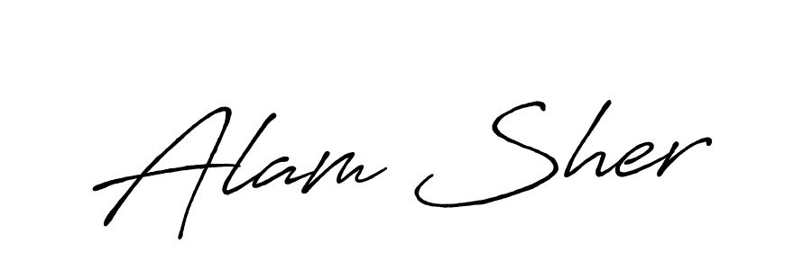 You can use this online signature creator to create a handwritten signature for the name Alam Sher. This is the best online autograph maker. Alam Sher signature style 7 images and pictures png