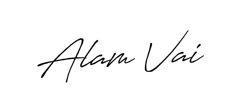Make a short Alam Vai signature style. Manage your documents anywhere anytime using Antro_Vectra_Bolder. Create and add eSignatures, submit forms, share and send files easily. Alam Vai signature style 7 images and pictures png
