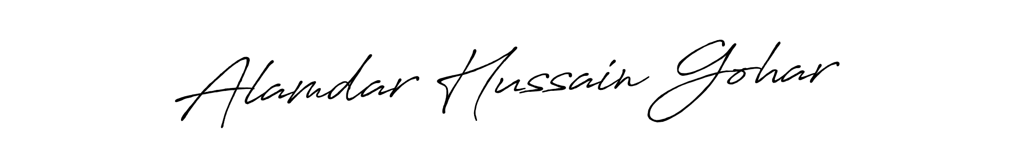 It looks lik you need a new signature style for name Alamdar Hussain Gohar. Design unique handwritten (Antro_Vectra_Bolder) signature with our free signature maker in just a few clicks. Alamdar Hussain Gohar signature style 7 images and pictures png