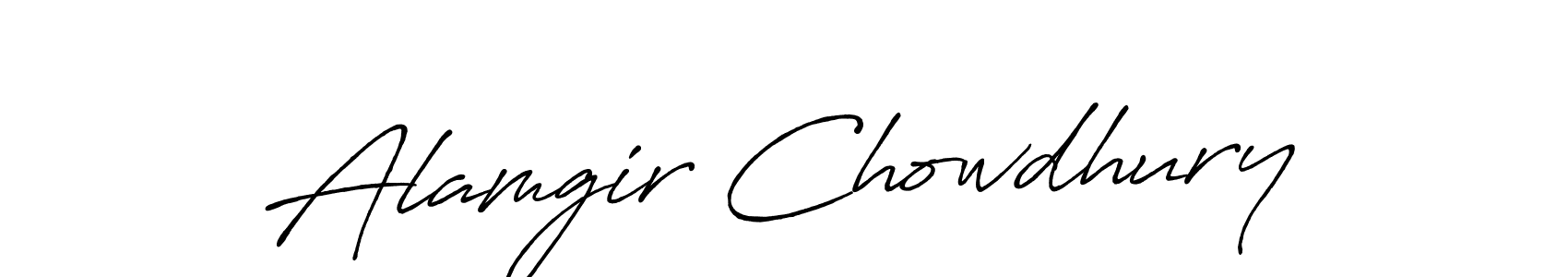 The best way (Antro_Vectra_Bolder) to make a short signature is to pick only two or three words in your name. The name Alamgir Chowdhury include a total of six letters. For converting this name. Alamgir Chowdhury signature style 7 images and pictures png