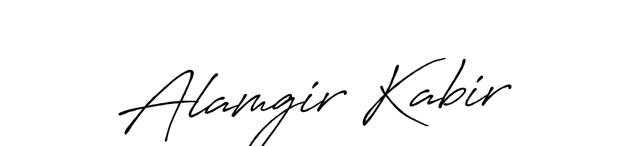 Design your own signature with our free online signature maker. With this signature software, you can create a handwritten (Antro_Vectra_Bolder) signature for name Alamgir Kabir. Alamgir Kabir signature style 7 images and pictures png