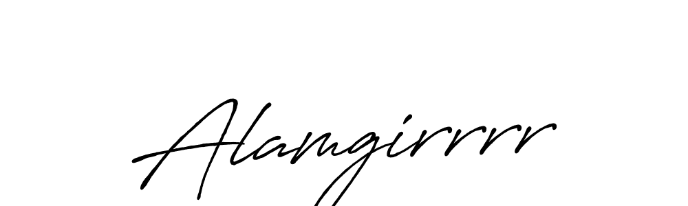 How to make Alamgirrrr signature? Antro_Vectra_Bolder is a professional autograph style. Create handwritten signature for Alamgirrrr name. Alamgirrrr signature style 7 images and pictures png