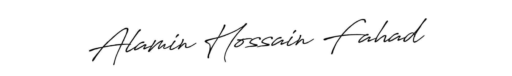 Use a signature maker to create a handwritten signature online. With this signature software, you can design (Antro_Vectra_Bolder) your own signature for name Alamin Hossain Fahad. Alamin Hossain Fahad signature style 7 images and pictures png