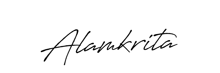 Make a beautiful signature design for name Alamkrita. Use this online signature maker to create a handwritten signature for free. Alamkrita signature style 7 images and pictures png
