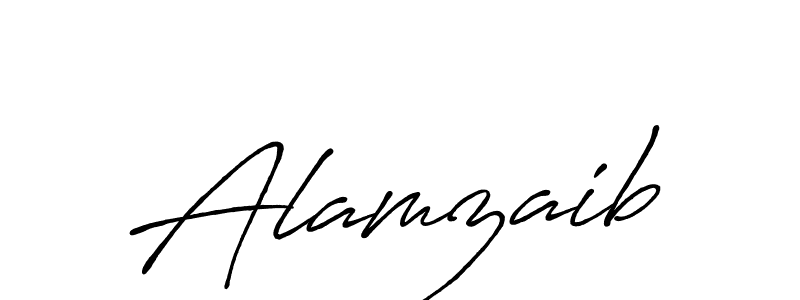 Alamzaib stylish signature style. Best Handwritten Sign (Antro_Vectra_Bolder) for my name. Handwritten Signature Collection Ideas for my name Alamzaib. Alamzaib signature style 7 images and pictures png