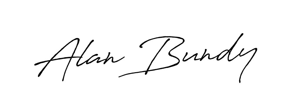 Also we have Alan Bundy name is the best signature style. Create professional handwritten signature collection using Antro_Vectra_Bolder autograph style. Alan Bundy signature style 7 images and pictures png