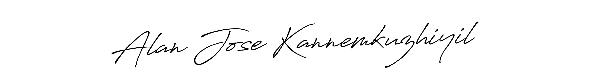 How to make Alan Jose Kannemkuzhiyil signature? Antro_Vectra_Bolder is a professional autograph style. Create handwritten signature for Alan Jose Kannemkuzhiyil name. Alan Jose Kannemkuzhiyil signature style 7 images and pictures png