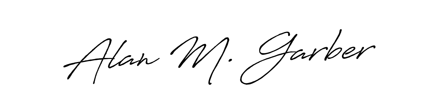 Also we have Alan M. Garber name is the best signature style. Create professional handwritten signature collection using Antro_Vectra_Bolder autograph style. Alan M. Garber signature style 7 images and pictures png