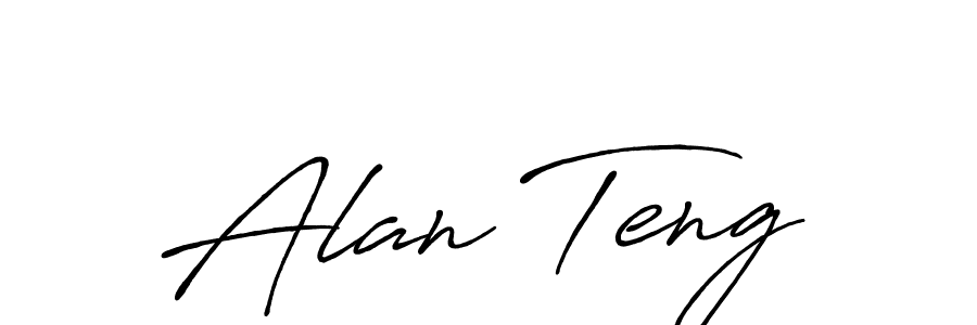 Here are the top 10 professional signature styles for the name Alan Teng. These are the best autograph styles you can use for your name. Alan Teng signature style 7 images and pictures png