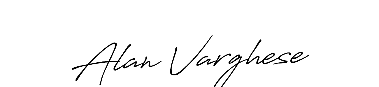 Antro_Vectra_Bolder is a professional signature style that is perfect for those who want to add a touch of class to their signature. It is also a great choice for those who want to make their signature more unique. Get Alan Varghese name to fancy signature for free. Alan Varghese signature style 7 images and pictures png