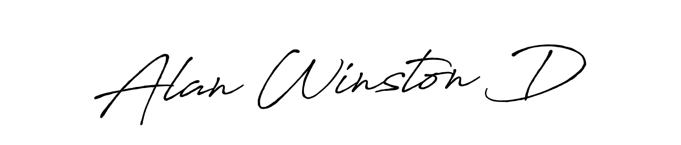 Antro_Vectra_Bolder is a professional signature style that is perfect for those who want to add a touch of class to their signature. It is also a great choice for those who want to make their signature more unique. Get Alan Winston D name to fancy signature for free. Alan Winston D signature style 7 images and pictures png