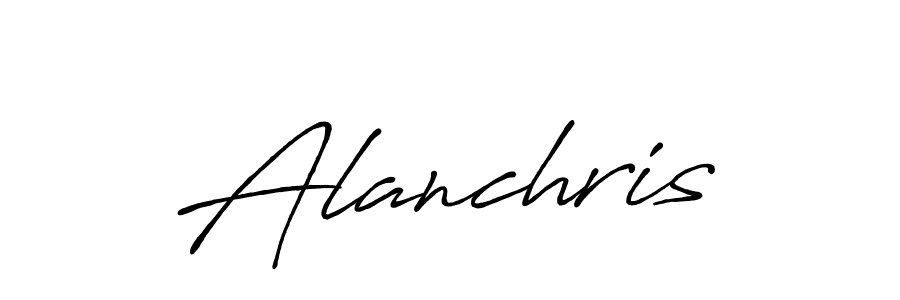 Make a beautiful signature design for name Alanchris. Use this online signature maker to create a handwritten signature for free. Alanchris signature style 7 images and pictures png