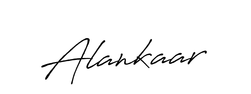 Design your own signature with our free online signature maker. With this signature software, you can create a handwritten (Antro_Vectra_Bolder) signature for name Alankaar. Alankaar signature style 7 images and pictures png