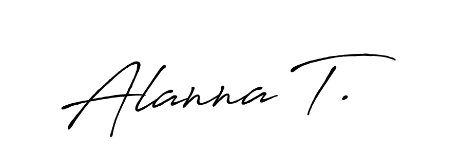 See photos of Alanna T. official signature by Spectra . Check more albums & portfolios. Read reviews & check more about Antro_Vectra_Bolder font. Alanna T. signature style 7 images and pictures png