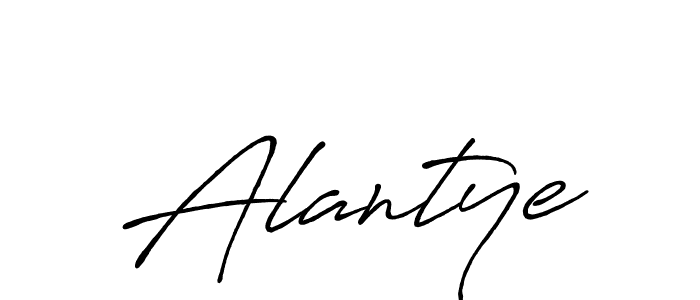 How to make Alantye signature? Antro_Vectra_Bolder is a professional autograph style. Create handwritten signature for Alantye name. Alantye signature style 7 images and pictures png
