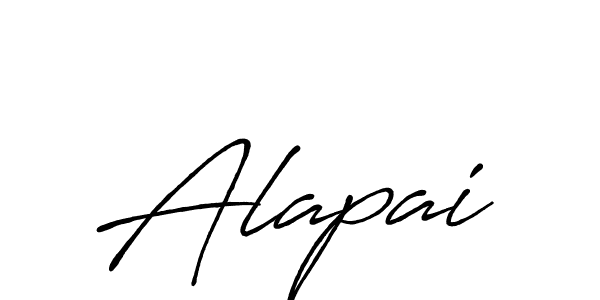 Alapai stylish signature style. Best Handwritten Sign (Antro_Vectra_Bolder) for my name. Handwritten Signature Collection Ideas for my name Alapai. Alapai signature style 7 images and pictures png