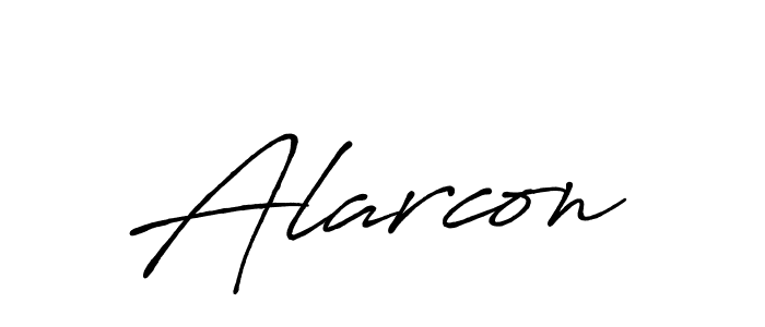 Design your own signature with our free online signature maker. With this signature software, you can create a handwritten (Antro_Vectra_Bolder) signature for name Alarcon. Alarcon signature style 7 images and pictures png