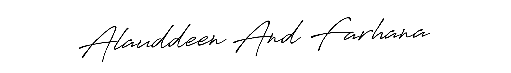 You should practise on your own different ways (Antro_Vectra_Bolder) to write your name (Alauddeen And Farhana) in signature. don't let someone else do it for you. Alauddeen And Farhana signature style 7 images and pictures png